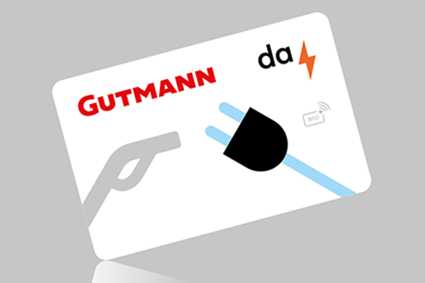 Gutmann und da emobil Tank- & Ladekarte