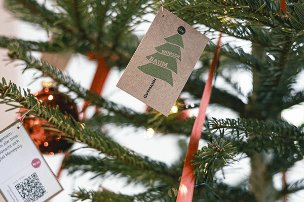 Wunsch auf Christbaum