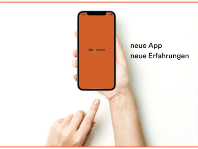 da emobil APP auf Handy