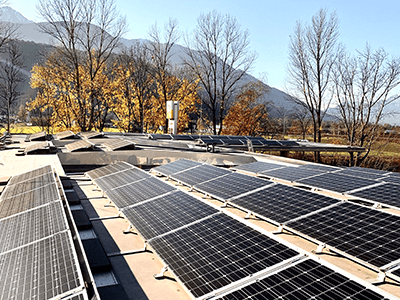 Photovoltaikanlage Tankstelle Kematen